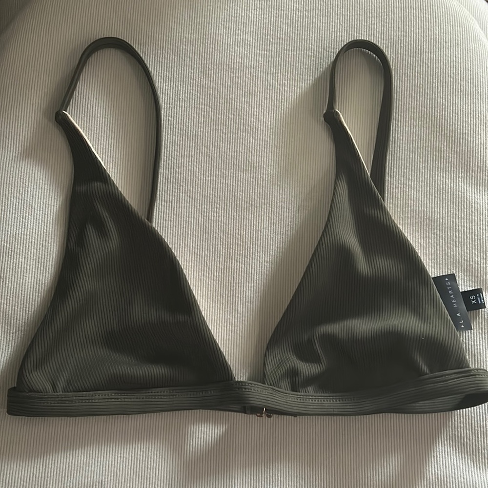 LA Hearts bikini top